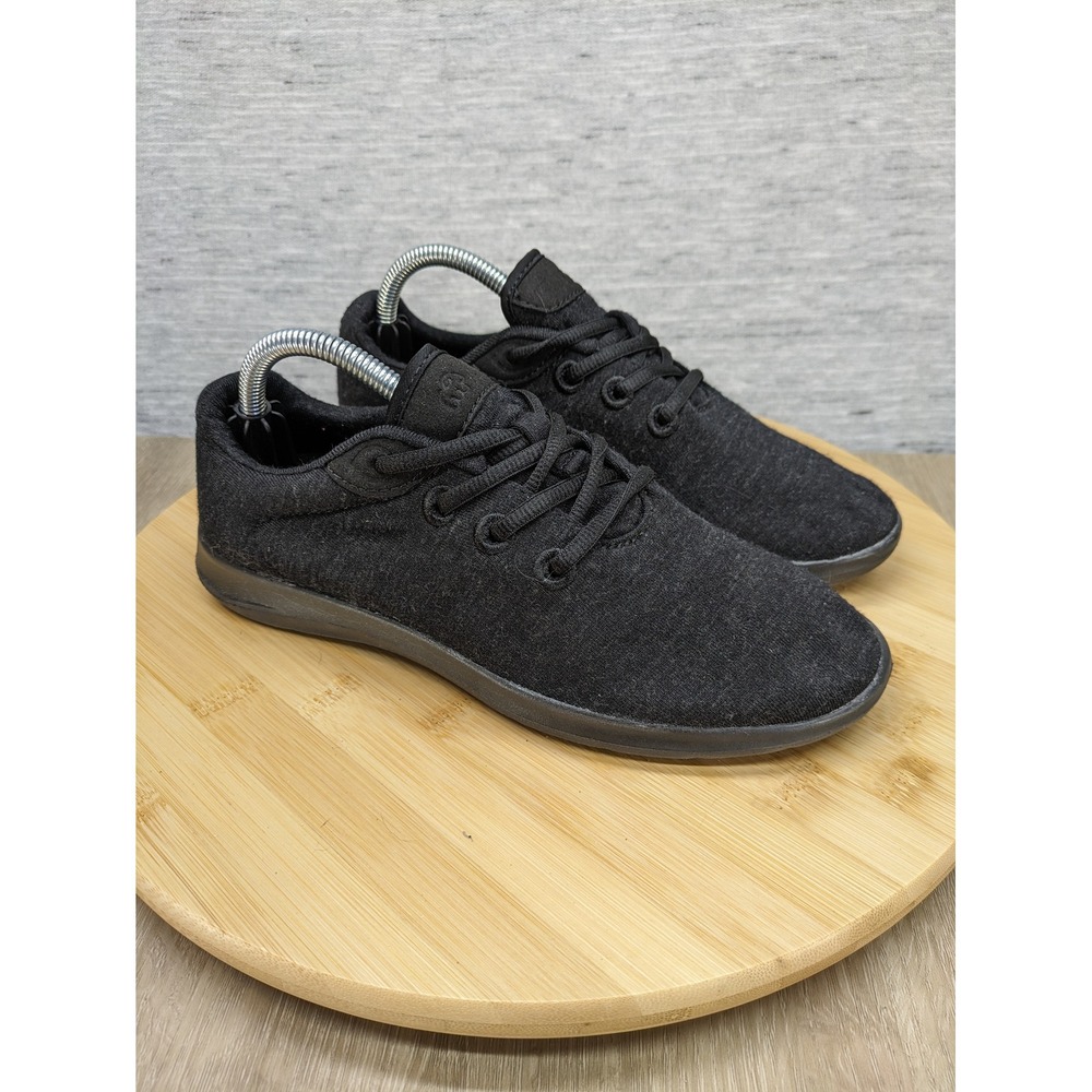 Merinos Wool‎ Lightweight Walking Shoes Comfortable Black Gray Womens 6